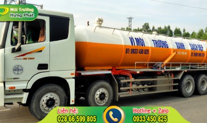 Dịch vụ hút bùn ben công trình Vạn Phát an toàn, giá rẻ