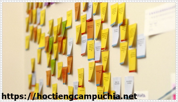 D&ugrave;ng giấy note l&agrave; c&aacute;ch học tiếng Ph&aacute;p hiệu quả