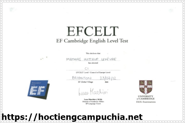 Khóa học tiếng Pháp trình độ C1