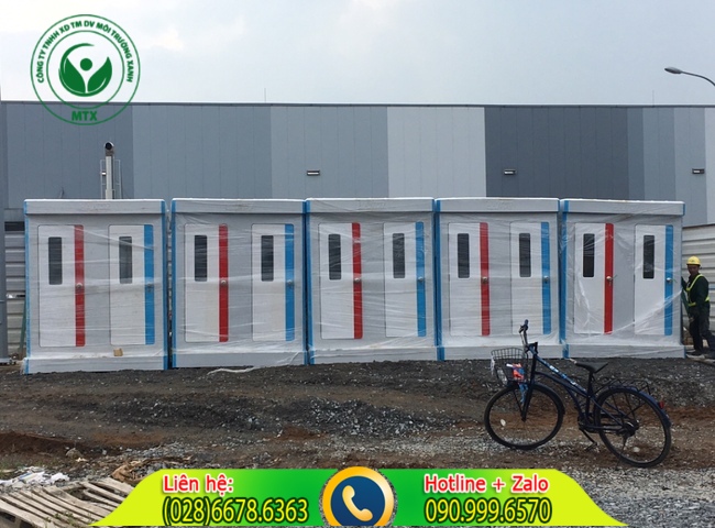 Dịch vụ cho thu&ecirc; nh&agrave; vệ sinh di động M&ocirc;i Trường Xanh