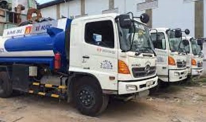 Cho thuê xe bồn vận chuyển bùn vi sinh chất lượng, giá rẻ