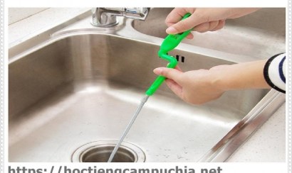 Cách thông tắc cống nhà bếp tiện lợi