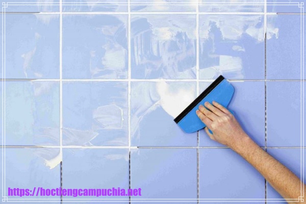C&aacute;ch tẩy trắng ron gạch bằng keo tr&aacute;m ron chuy&ecirc;n dụng